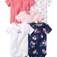 [ĐỒ SƠ SINH] Combo 5 body chip ngắn tay xuất dư cho bé