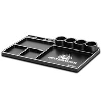 Đỏ SPIDER 160 * 88 * 11mm CNC Nhôm Vít Khay Đai Ốc Gioăng Dụng Cụ Bảo Quản Cho Xe RC Thuyền Máy Bay Mô Hình