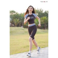 đồ tập gym cổ tròn