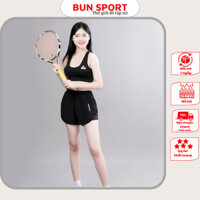 Đồ tập nữ,bộ tập nữ quần đùi lưới áo bra,đồ tập gym yoga aerobic,đi biển đi bơi cực xinh M13 (tặng kèm mút ngực)