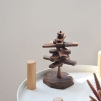 Đồ Trang Trí Bàn Ăn Gỗ Óc Chó Một Cây Quà Tặng Sáng Tạo Trang Trí Phòng Khách Quà Tặng Sinh Nhật Trang Trí Lối Vào