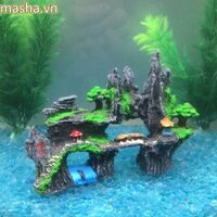 Đồ trang trí bể cá, Cảnh quan hình núi bằng nhựa, Hang động bể cá sáng tạo Trang chủ