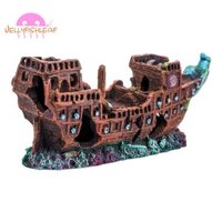 Đồ trang trí bể cá, Đồ trang trí bể cá, Hang ẩn cá, Khuôn thuyền nhựa, để trang trí bể cá Nhà DeCor
