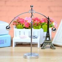 Đồ trang trí cân bằng người sắt nhỏ chân cao, đồ trang trí nghệ thuật sắt để bàn, thiết bị cân bằng cử tạ mạnh mẽ