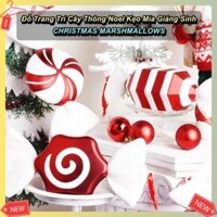 Đồ Trang Trí Cây Thông Noel Kẹo Mía Giáng Sinh CHRISTMAS MARSHMALLOWS 🔰AsiaMart24h🔰