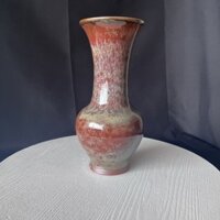 Đồ trang trí cổ điển bằng sứ Jun của thị trấn cổ Shenge, bộ sưu tập thủ công Trung Quốc, bình hoa cổ điển thủ công cho phòng khách, T47H