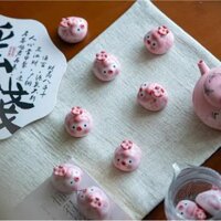 Đồ Trang Trí Gốm Bong Bóng Trà Cá Thú Cưng Hồng Lard Đông Lạnh Bàn Trà Đồ Trang Trí Dễ Thương Sáng Tạo Để Bàn Đồ Trang Trí LYAJIE25.3.26