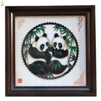 Đồ trang trí khung múa rối bóng gấu trúc khổng lồ chim công Trung Quốc quà tặng trang trí nhà đồ trang trí múa rối bóng Tây An du lịch thủ công mỹ nghệ