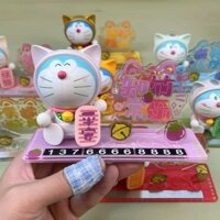 Đồ trang trí ô tô Doremon Phụ kiện ô tô Bảng điều khiển trung tâm dễ thương Biển số đỗ xe