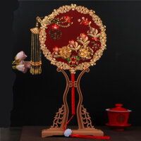 ✨Đồ Trang Trí Tinh Tế Cô Dâu Nhóm Quạt Cưới Trung Quốc Đám Cưới Thành Quạt Bạn Gái Quà Tặng Đám Cưới Cô Dâu Tay Quạt Trang Trí Phòng Cưới 25.4.2 5U3F
