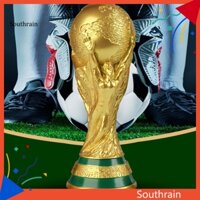 Đồ trang trí Trophy World Cup Màu Vàng Trong Suốt Kết Cấu Tinh Tế Trang Trí Nhà Cửa