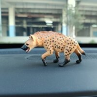 Đồ trang trí xe hơi hình động vật, mô hình động vật bằng nhựa cho bé trai, linh miêu, động vật đồng cỏ châu Phi, học sinh