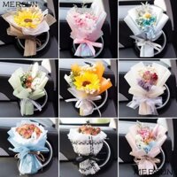 Đồ trang trí xe ô tô Đồ trang trí xe ô tô Điều hòa mini Bó hoa khô Hương thơm trang trí bên trong Đồ trang trí hoạt hình Đồ trang trí gió ô tô ins Đồ trang trí cửa gió ô tô hoàn thành FSMA