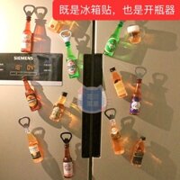 Đồ uống nam châm tủ lạnh / phụ kiện trang trí bảng /Dụng Cụ Mở Nắp Chai Bia Có Nam Châm Gắn Tủ Lạnh