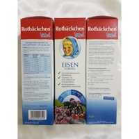 Đồ uống Rotbackchen vital Eisen Formen 450ml của Đức
