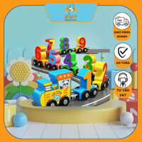 Đoàn tàu nam châm giáo dục – Đồ chơi học số & rèn tư duy cho bé Pipo SmartKids
