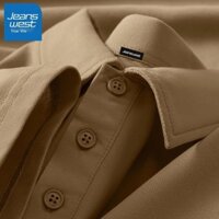 【Doanh Số Bán Hàng Nóng Tích Lũy5000Vạn+Miếng】Áo tay ngắn Jeanswest POLO Áo sơ mi nam2025Áo cổ lọ r
