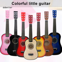 Dobetter  23-Inch 6 Dây Đàn Guitar Trẻ Em Viền Mịn Gỗ Giáo Dục MIni Acoustic Guitar Để Giải Trí