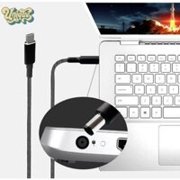 (Độc đáo) 65 / 100W Loại C DC Bộ Chuyển Đổi Nguồn Jack Kết Nối USB Loại C Sang Đa Năng Sạc Nhanh Dây Cáp Cho Lenovo Asus Hp Acer Laptop Mới