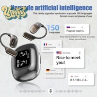 (Độc Đáo) AI Dịch Tai Nghe Không Dây Cho IPhone Cho Samsung Xiaomi Tai Nghe Dịch Thời Gian Thực Tai Nghe Tai Nghe Tai Nghe Mở Tai Nghe Mới