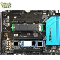 (Độc đáo) Bộ chuyển đổi MacBook Air Pro 12 + 16 chân SSD sang M.2 Key M NGFF PCI-e cho PC - C26 mới
