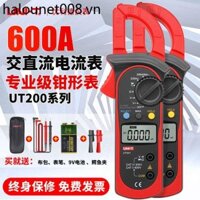 Độc Đáo UT201 Kẹp Đồng Hồ Vạn Năng AC DC Ampe Kế Tụ Điện Kỹ Thuật Số Độ Chính Xác Cao Điện Chống Nổ