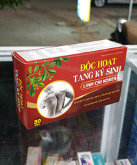 Độc Hoạt Tang Ký Sinh Linh Chi Korea giảm tê bì chân tay, đau mỏi vai gáy hộp 30 viên