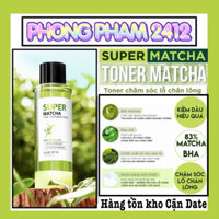 (đọc kỹ mô tả) Toner SOME BY MI super matcha trà xanh ngừa mụn chăm sóc lỗ chân long dưỡng ẩm da Skincare