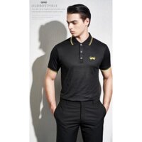 [ĐỘC QUYỀN] Áo Polo nam ❤️FREESHIP❤️ , mẫu basic bo màu đồng, vải cá sấu cotton 4c, MÀU ĐEN - ©️OLDBOY POLO GOLD