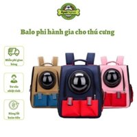 [ĐỘC QUYỀN] Balo phi hành gia có cửa sổ lồi, kèm túi trước cho chó mèo/ Túi vận chuyển thú cưng đi chơi xa, thuận tiện