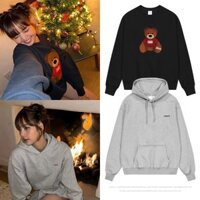 Độc Quyền BLACKPINK LISA Cùng Phong Cách Quần Áo In Chữ Áo Chui Đầu Phong Cách Mỏng Lông Cừu Lót Xuân Thu Đông Áo Nam Nữ Quần Áo