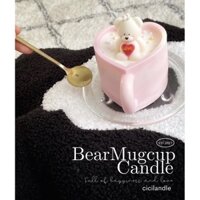 (độc quyền) Cốc sữa dâu gấu tình yêu CICILANDLE