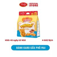 [ĐỘC QUYỀN LIVESTREAM] Combo 3-4 bịch bánh Richy Karo Gấu - Chà Bông Nhân Phô Mai
