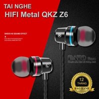 [ĐỘC QUYỀN] Tai Nghe Thể Thao Kim Loại Siêu Trầm HIFI Metal QKZ Z6 Chính Hãng, Có Mic (Hộp Mica cực đẹp) - Tặng Bộ N