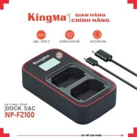 Đốc Sạc Đôi NP-FZ100 Phiên Bản Mới V3 Chính Hãng KINGMA. Bảo Hành 12 Tháng ( Đổi Mới )