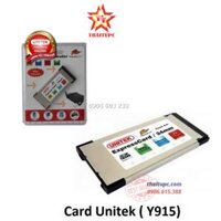 ĐỌC THẺ NHỚ EXPRESS CARD 34MM UNITEK Y915 Y-915