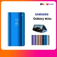 【Docase】for Samsung Galaxy M30s Lật Điện Thoại Ốp Lưng Ngủ Thông Minh Quan Điểm Gương Bao Da Hỗ Trợ Kẹp 360 Cao Cấp °anti -Mùa Thu