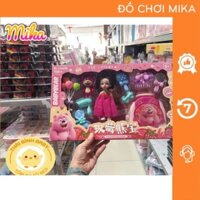 [ĐồChơiMIKA] (Ảnh Tự Chụp) Bup Bê Cho Bé Gái-Hộp Búp Bê Barbie Gấu Dâu.Búp Bê Barbie,Búp Bê Hồng Cho Bé