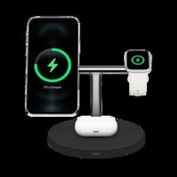Dock Belkin BOOST↑CHARGE PRO 3 in 1 Wireless Charger sạc MagSafe - Hàng chính hãng