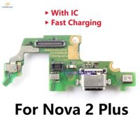 Dock Cổng Kết Nối Sạc USB Cổng Sạc Flex Cáp Ban Thay Thế Cho Huawei Nova 2 Plus Với Bộ Phận Micro 2Plus