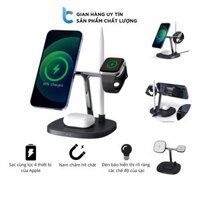 Dock Đế Sạc Không Dây WIWU Power Air 4in1 - Hàng Chính Hãng