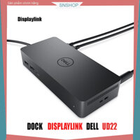 Dock Dell Displaylink UD22 hỗ trợ xuất 4 màn hình 4k 60hz cho Laptop, chuyển đổi các cổng kết nối.