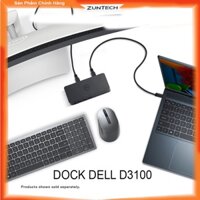 Dock Dell Station D3100- Bộ Chuyển Đổi Cổng Kết Nối, Xuất 3 Màn Hình Sử Dụng Cho Laptop Có Cổng USB