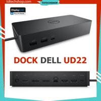 Dock Dell UD22 – Dock Displaylink Dell UD22 hỗ trợ xuất 4 màn 4k 60hz, sạc 96W cho laptop