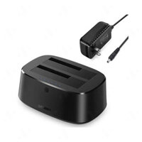 Dock HDD/SSD 2 Cổng SATA 2.5/3.5″ 16TB, Tốc độ UASP 6Gbps Ugreen 50857