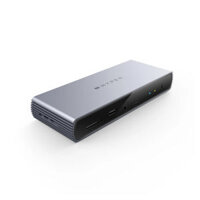 DOCK HUB HYPERDRIVE THUNDERBOLT 4 STATION KÈM SẠC NGUỒN 135W + CÁP THUNDERBOLT 4 (2.3FT/0.7M) HDTB4D