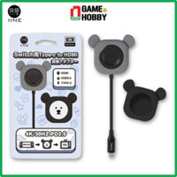 DOCK MINI CONVERTER CHUYỂN USB-C SANG HDMI, USB3.0, USB-C BLACK BEAR