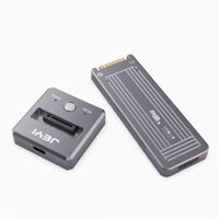 Dock ổ đĩa thể rắn Jiayi M.2 NVME giao thức kép hộp đựng ổ cứng di động đầu đọc ngoài M2 sang USB 3.0