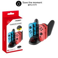 Dock sạc 4 Joy-con và Switch Pro Controller DOBE có led báo trạng thái sạc cho Nintendo Switch