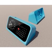 Dock sạc không dây cho Điện thoại Iphone,Samsung kết hợp đồng hồ ngủ bản rút gọn (yêu cầu phải có sạc không dây)